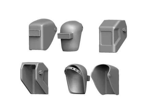 Welders and masks for 3D printing STL Modello di stampa 3D
