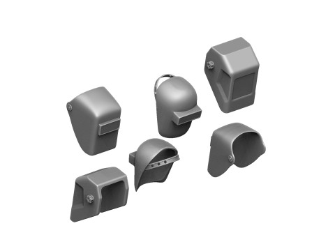 Welders and masks for 3D printing STL Modello di stampa 3D