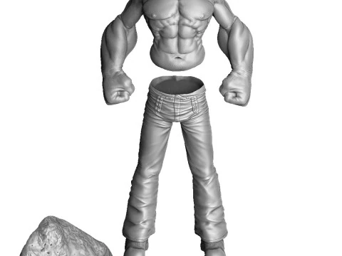 Popeye the Sailor 2 cap options for 3d print STL 3D Print Model
