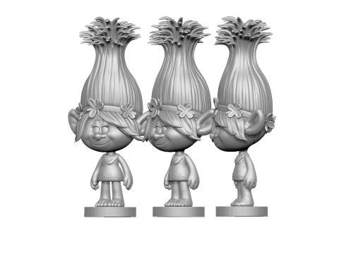 Princess Poppy troll for 3D printing 3D Print Model