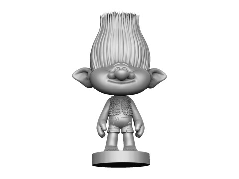Branch troll for 3D printing 3Dプリントモデル
