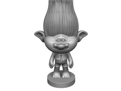 Branch troll for 3D printing 3Dプリントモデル