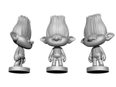 Branch troll for 3D printing 3Dプリントモデル