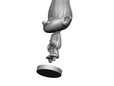 Branch troll for 3D printing 3Dプリントモデル