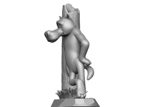 Wolf God help you for 3D printing 3Dプリントモデル