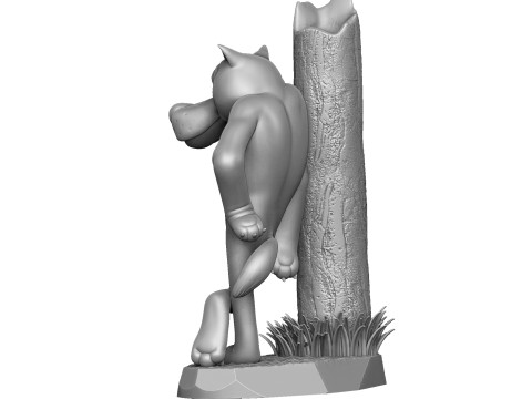 Wolf God help you for 3D printing 3Dプリントモデル