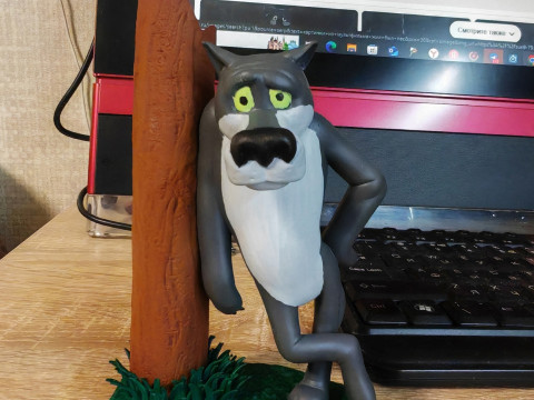 Wolf God help you for 3D printing 3Dプリントモデル
