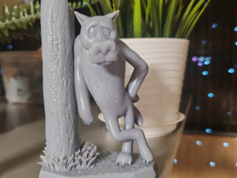 Wolf God help you for 3D printing 3Dプリントモデル
