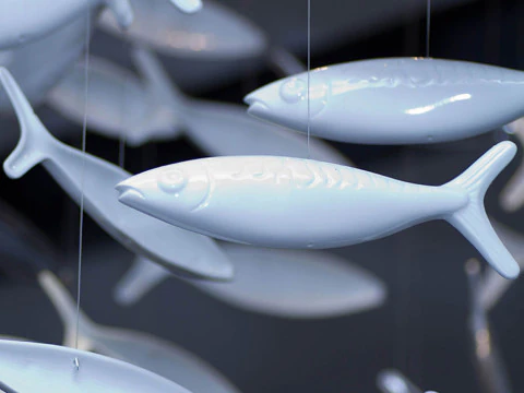 Decorative fish 2 OPTIONS for 3D printing 3D Print Model