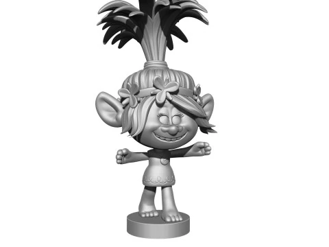 Poppy Troll Hugs for 3D printing 3D Print Model