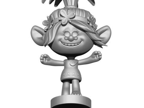 Poppy Troll Hugs for 3D printing 3D Print Model