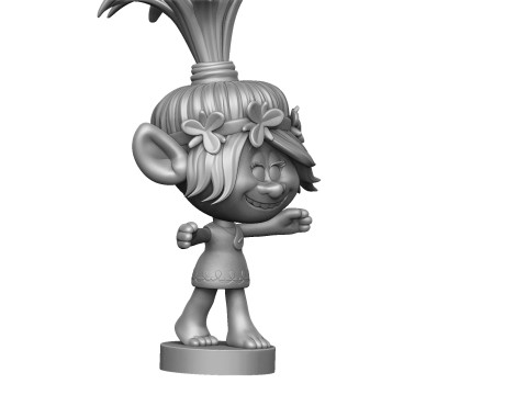 Poppy Troll Hugs for 3D printing 3D Print Model