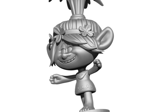 Poppy Troll Hugs for 3D printing 3D Print Model