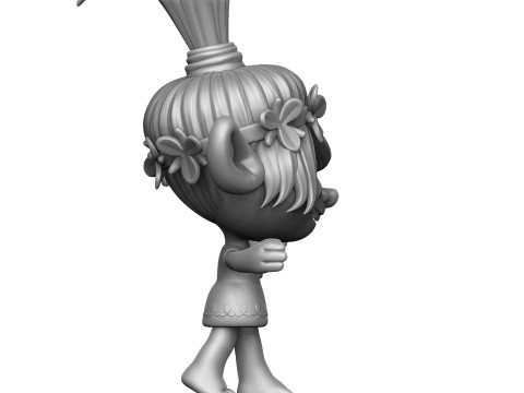Poppy Troll Hugs for 3D printing 3D Print Model