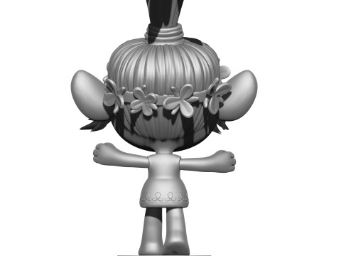 Poppy Troll Hugs for 3D printing 3D Print Model