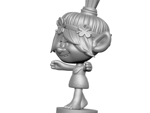 Poppy Troll Hugs for 3D printing 3D Print Model
