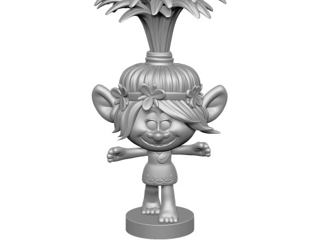Poppy Troll Hugs for 3D printing 3D Print Model