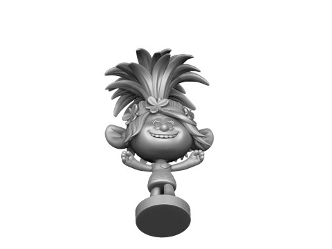 Poppy Troll Hugs for 3D printing 3D Print Model