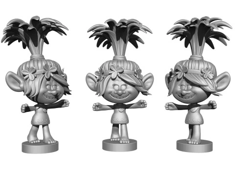 Poppy Troll Hugs for 3D printing 3D Print Model