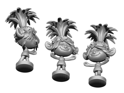 Poppy Troll Hugs for 3D printing 3D Print Model