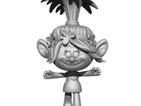 Poppy Troll Hugs for 3D printing 3D Print Model
