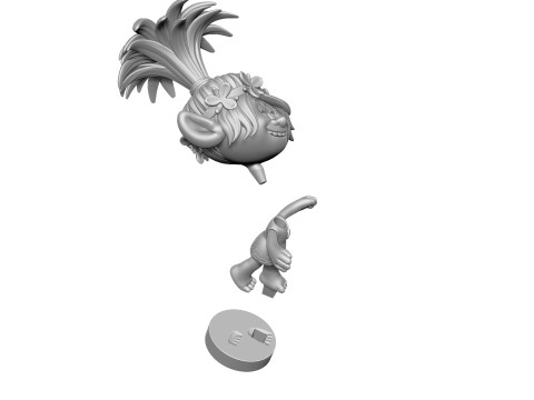 Poppy Troll Hugs for 3D printing 3D Print Model