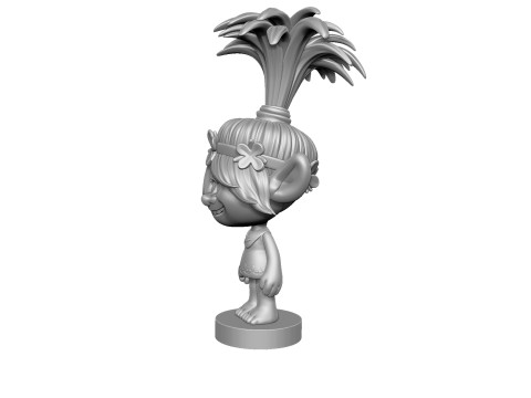 Happy Poppy troll for 3D printing 3Dプリントモデル