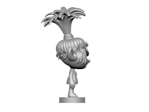 Happy Poppy troll for 3D printing 3Dプリントモデル