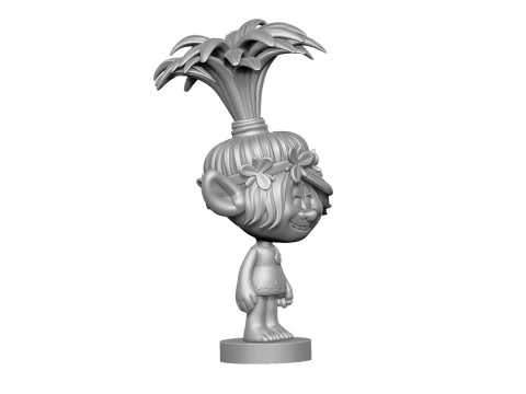 Happy Poppy troll for 3D printing 3D Print Model