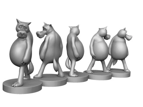 Lobo Voc&ecirc; entra se alguma coisa acontecer para impress&atilde;o 3D stl Modelo 3D