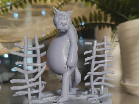 Serigala Anda masuk jika terjadi sesuatu untuk stl cetak 3d Model 3D