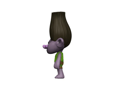 Troll angry Branch for 3D printing STL 3D Model