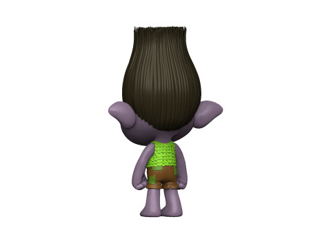 Troll angry Branch for 3D printing STL Model 3D