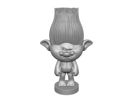 Troll angry Branch for 3D printing STL 3D Model