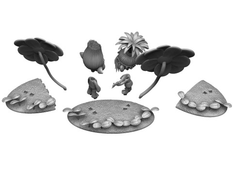 Trolls Poppy sings to angry Branch FOR 3D PRINT STL 3D Model