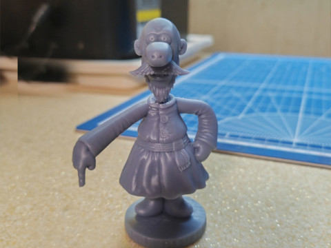 Man The carriage for me 2 hat options for 3D printing STL 3D प्रिंट मॉडल