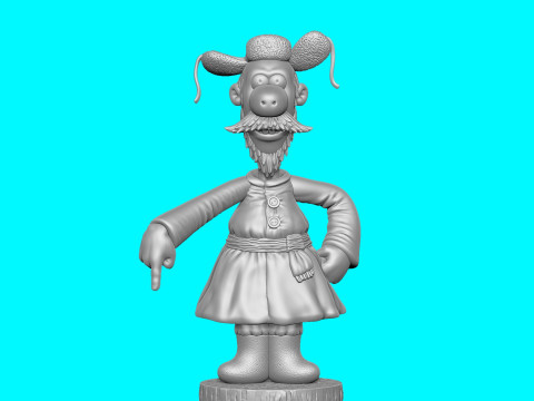 Man The carriage for me 2 hat options for 3D printing STL 3D प्रिंट मॉडल