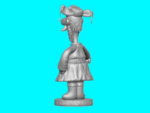 Man The carriage for me 2 hat options for 3D printing STL 3D प्रिंट मॉडल