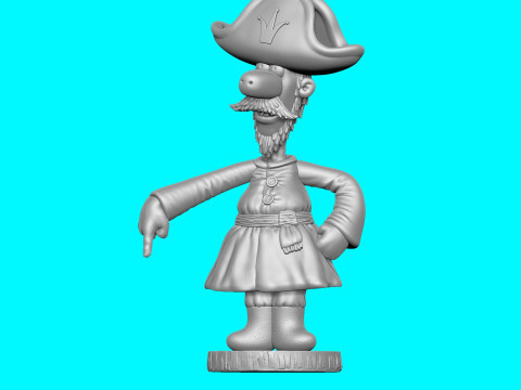 Man The carriage for me 2 hat options for 3D printing STL 3D प्रिंट मॉडल