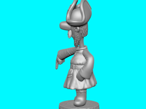 Man The carriage for me 2 hat options for 3D printing STL 3D प्रिंट मॉडल