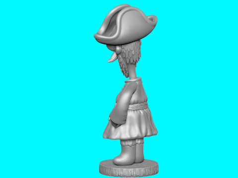 Man The carriage for me 2 hat options for 3D printing STL 3D प्रिंट मॉडल