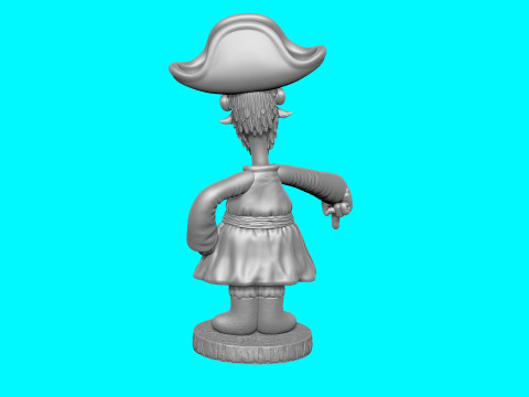 Man The carriage for me 2 hat options for 3D printing STL 3D प्रिंट मॉडल