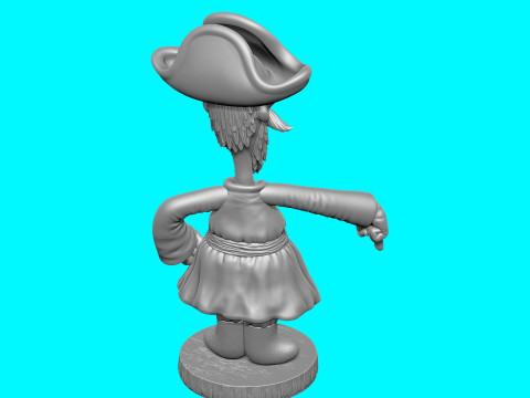 Man The carriage for me 2 hat options for 3D printing STL 3D प्रिंट मॉडल