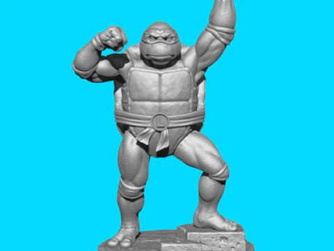 Leonardo with a sword Ninja Turtles for 3D printing STL 3D Print Model