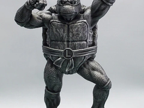 Leonardo with a sword Ninja Turtles for 3D printing STL 3D Print Model