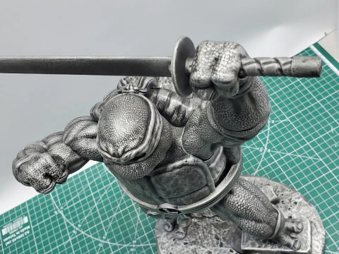 Leonardo with a sword Ninja Turtles for 3D printing STL 3D Print Model