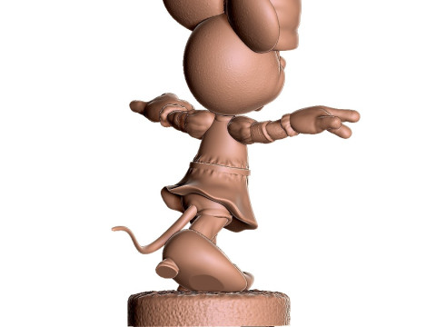 Minnie Mouse wua-la for 3D Printing Stl 3D Print Model