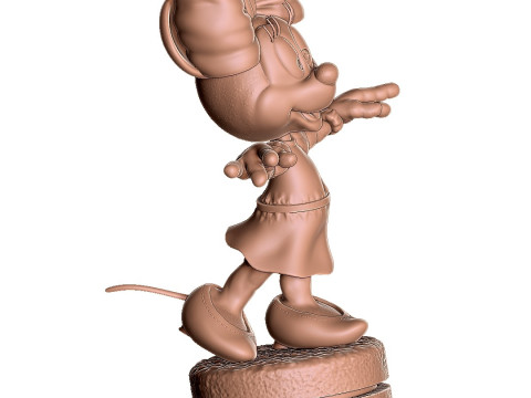 Minnie Mouse wua-la for 3D Printing Stl 3D Print Model