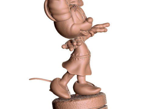 Minnie Mouse wua-la for 3D Printing Stl 3D Print Model