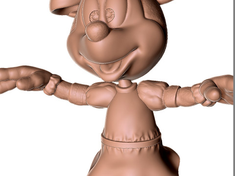 Minnie Mouse wua-la for 3D Printing Stl 3D Print Model